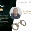 Detenido en la Ciudad de México José Gregorio “N”, alias “El Lastra”