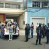 Policía Municipal de Toluca resguarda instalaciones del Instituto Nacional Electoral en San Bernardino