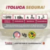 Lista Toluca para recibir con seguridad la final Diablos vs Águilas