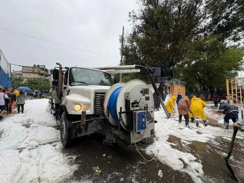 Crisis en Naucalpan: 300 viviendas en peligro de ser afectadas por desbordamiento de la presa Los Cuartos