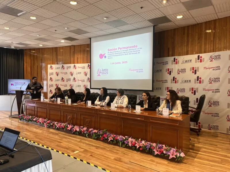 Proceso electoral transcurre con normalidad en el Estado de México: IEEEM destaca alta instalación de casillas y llama a votar libremente