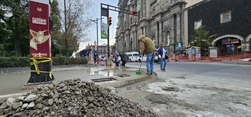 Anuncia Toluca cierre intermitente de calles por trabajos de balizamiento y pintura de los pasos inteligentes