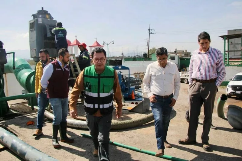 Miguel Ángel Ramírez Ponce  supervisa trabajos de Gobierno y Ayuntamiento con Jesús George Zamora, consejero Jurídico del EdoMéx