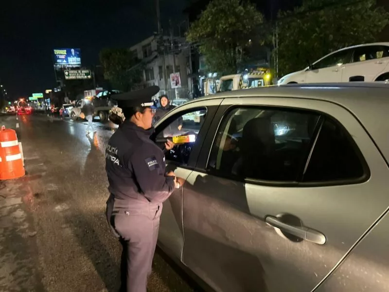 Dieron positivo 85% de los automovilistas en pruebas de alcoholemia en Toluca