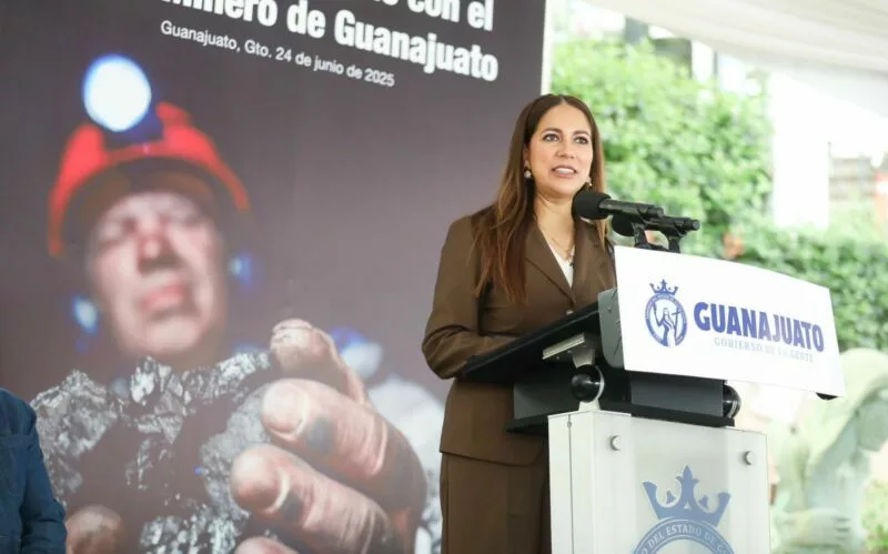 La Gobernadora Libia Dennise refrenda compromiso con el sector minero de Guanajuato