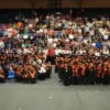 El rector Dámaso Anaya y la Lic. Isolda Rendón presiden graduación de CENDIS de la UAT