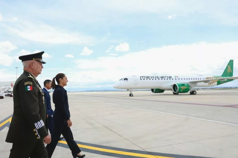 Mexicana marca una nueva etapa en su historia, integra a su flota la aeronave Embraer modelo E195-E2, matrícula XA-MXA