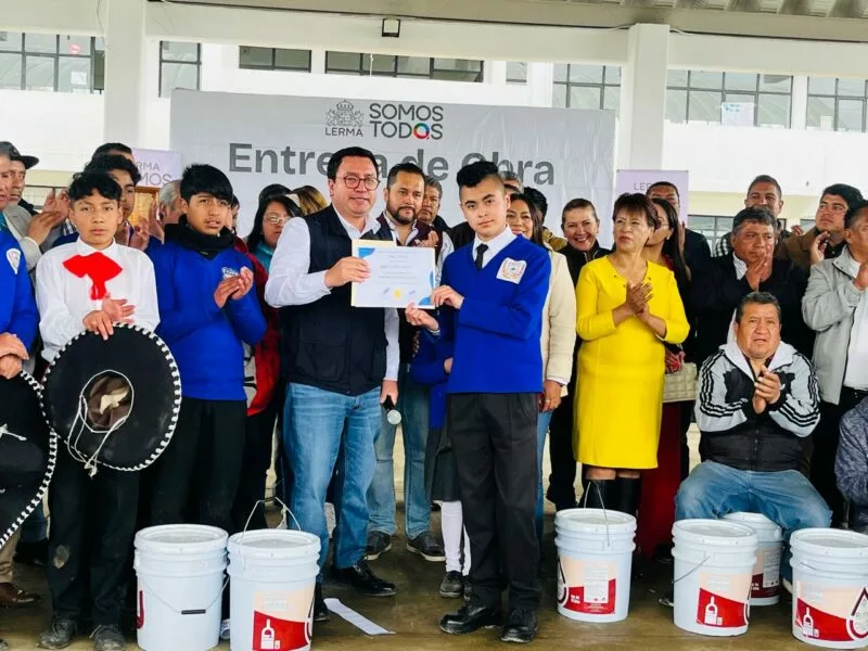 Miguel Ángel Ramírez Ponce fortalece la infraestructura educativa: entregan obras en Huitzizilapan y destacan avances municipales