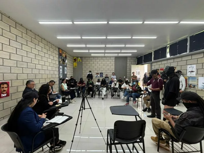 Martha Patricia Zarza Delgado, establece diálogo con estudiantado de la Escuela de Artes Escénicas de la UAEMéx