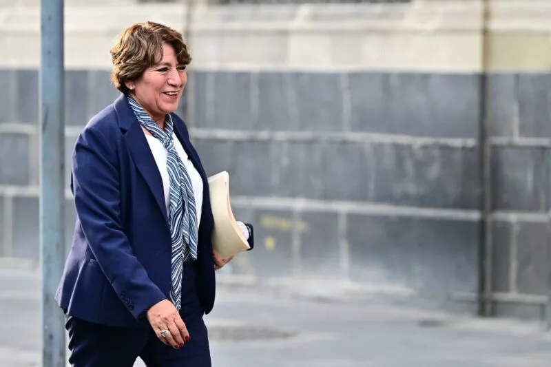 Presidenta Claudia Sheinbaum y Gobernadora Delfina Gómez revisan avances del Tren México–Querétaro