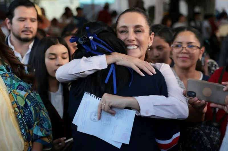Claudia Sheinbaum se encuentra en Ecatepec, para la inauguración de la Unidad de Medicina Familiar 93 del IMSS