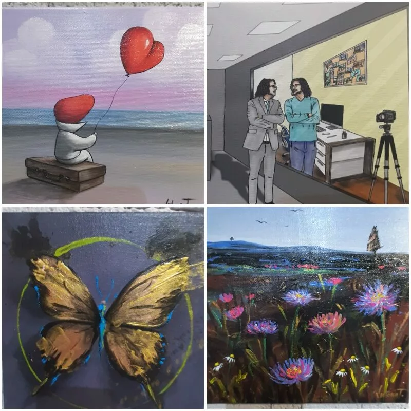 Obras pequeñas de gran riqueza se  exhiben en  Little People Gallery Shop 