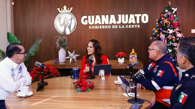 Hace un llamado la  Gobernadora de Guanajuato a cuidarnos en fiestas decembrinas: en salud, al viajar en carretera y en el hogar