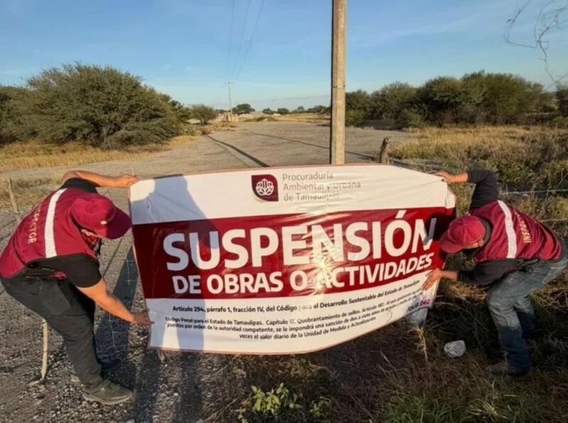 Procuraduría Ambiental de Tamaulipas clausura trituradora ilegal tras denuncia ciudadana ignorada por Fiscalía Estatal