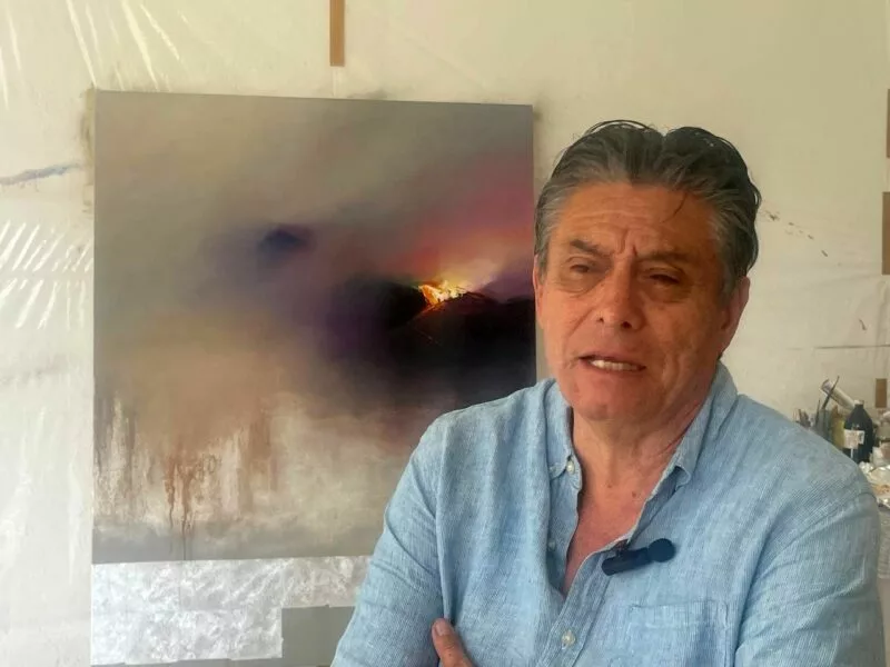 “Pintar es una lucha constante”, afirma José Luis Bustamante; 50 años entre la luz, la disciplina y la resistencia