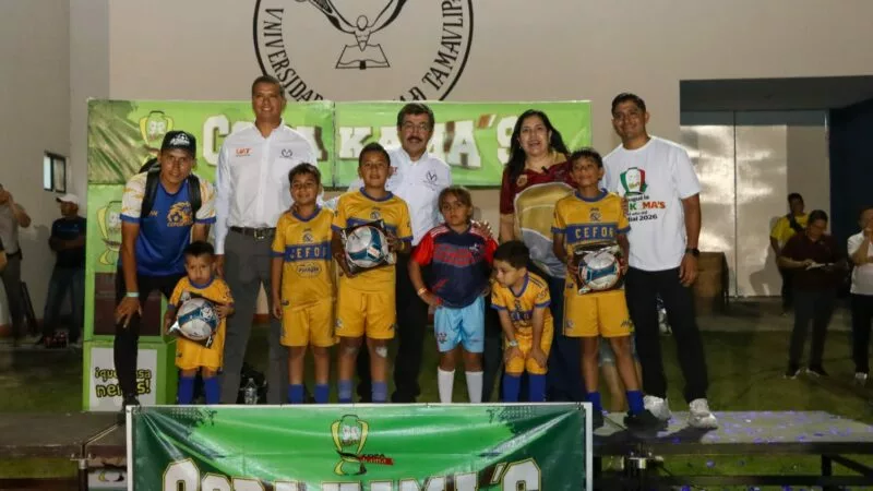 Con gran éxito inaugura Dámaso Anaya el estatal de la Copa Kama’s de fútbol