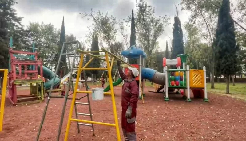Transforma Toluca espacios para la convivencia familiar