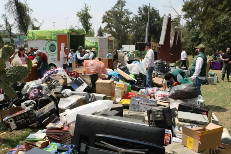 Con “Mega-Reciclatón”, se recolectan más de 43 toneladas de residuos en Naucalpan