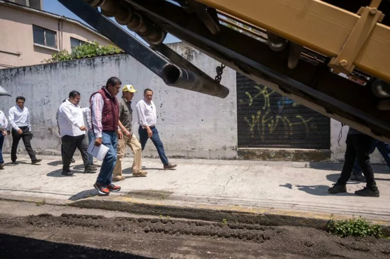 Supervisa Ricardo Moreno rehabilitación de la Avenida del Trabajo olvidada por más de 30 años