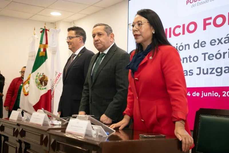 PJEdomex inició aplicación de exámenes teórico-prácticos  para personas juzgadoras electas