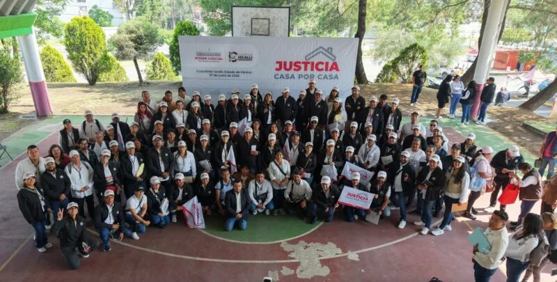Con justicia casa por casa PJEDOMEX esta cada vez mas cerca de los mexiquenses