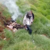 Remiten por quemar basura en vía pública a hombre ante el Juez Cívico