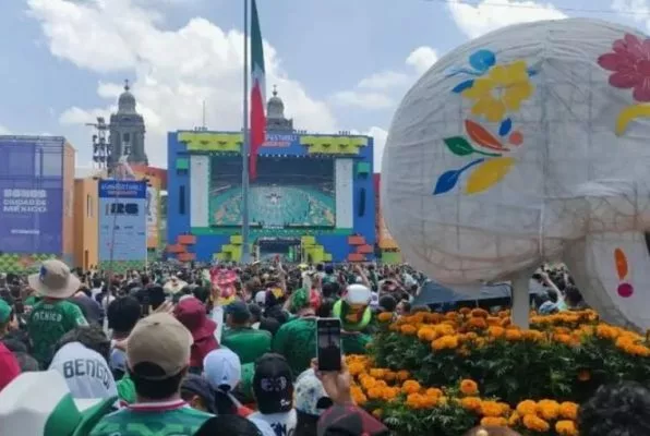 Fan Fest en el Zócalo arrasa en asistencia y genera hasta el momento más de 322 mdp