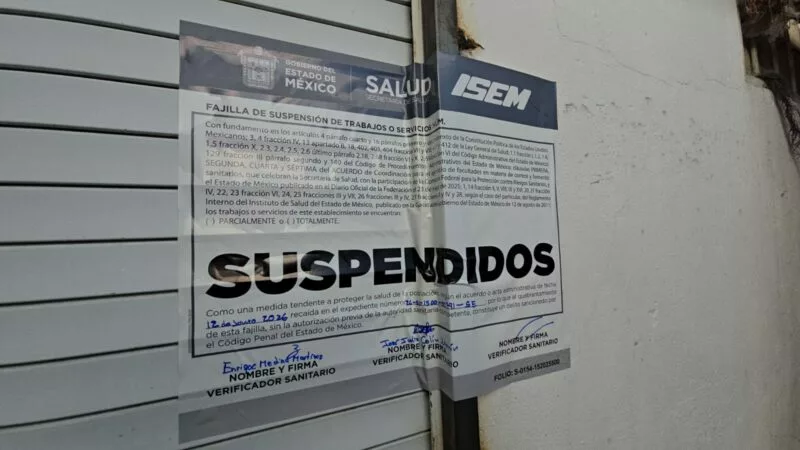 Clausura Coprisem módulos sanitarios en Mercado de Palmillas