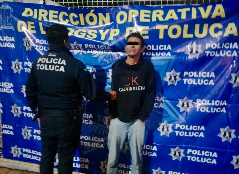 Detiene Policía de Toluca a tres presuntos carteristas y a un “motorratón”