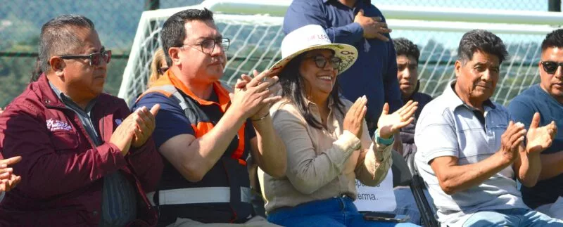 San Pedro Huitzizilapan estrena unidad deportiva y nueva infraestructura vial tras más de cuatro décadas de espera