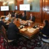 Claudia Sheinbaum revisa en Palacio Nacional el T-MEC y acuerdos bilaterales con representante comercial de EU