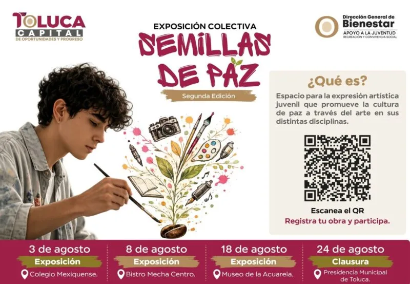 Con nueva edición de «Semillas de Paz», impulsa Ricardo Moreno el talento artístico