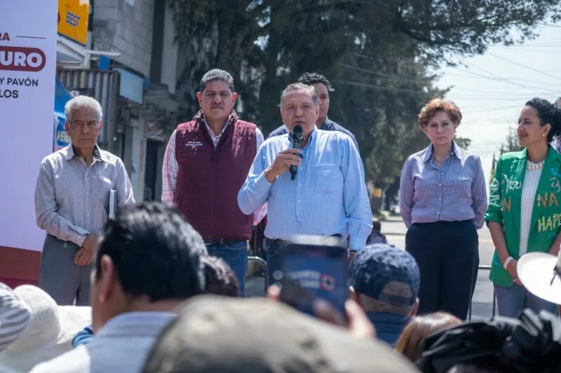Arranca Ricardo Moreno Sendero Seguro que iluminará y protegerá a San Cayetano Morelos
