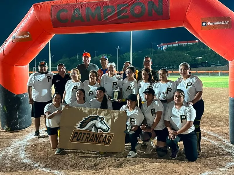 Potrancas y Vinculación, campeones en Torneo de Softbol Funcionarios UAT