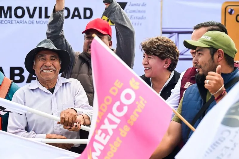 Gobernadora Delfina Gómez arranca la construcción del Puente Peatonal “Ojo de Agua” en Toluca para proteger la vida de más de 82 mil habitantes