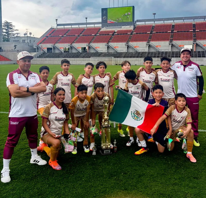Es Toluca campeón del Torneo Internacional de Futbol de Ciudades Hermanas en Saitama, Japón